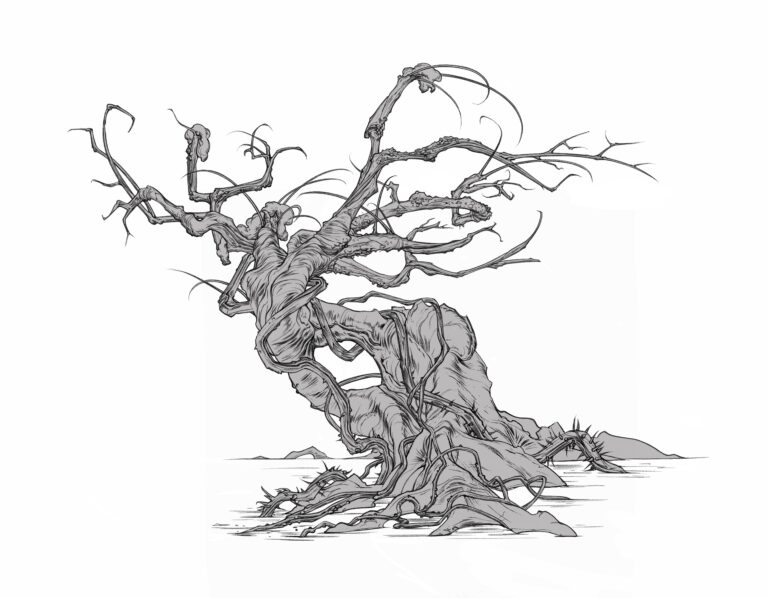 tree bog forest marshy jungle language of the gods ancient novel fantasy