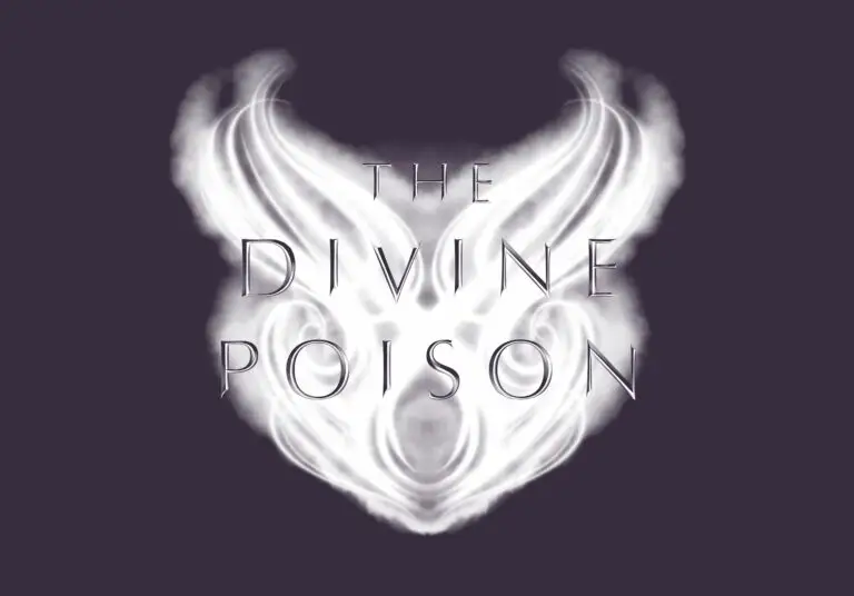 divine poison fantasy dark world realms logo art book story