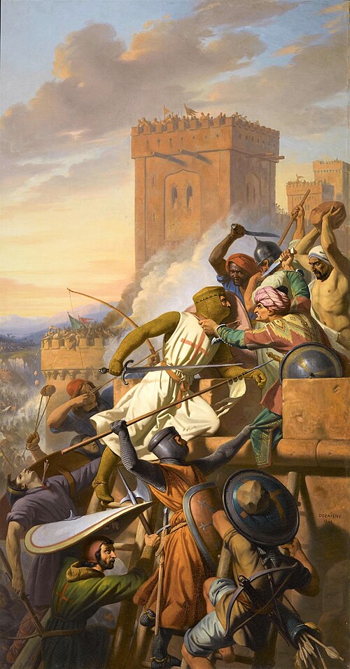 The siege of Ma'arra occurred in late 1098 in the city of Ma'arrat Nu'man, in what is modern-day Syria, during the First Crusade. It is infamous for the claims of widespread cannibalism committed by the Crusaders.